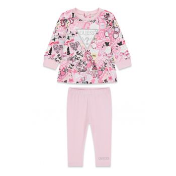 Bluza de trening cu model si colanti