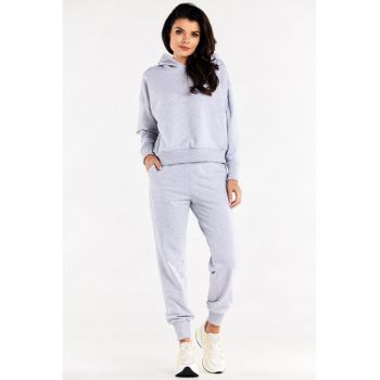 Pantaloni de trening cu talie medie -