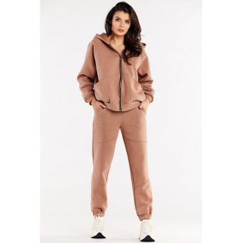 Pantaloni de trening cu talie medie elastica