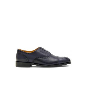 Pantofi barbati -  590558831330443 - Piele naturala - Bleumarin