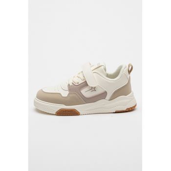 Pantofi sport low-cut de piele ecologica