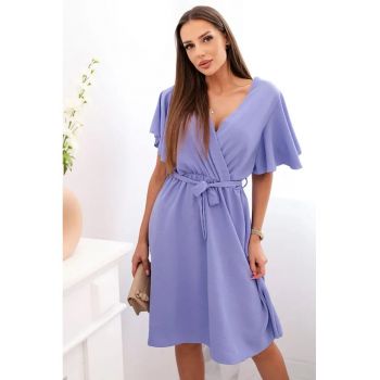 Rochie cu cordon in talie -