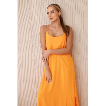 Rochie lunga cu bretele -
