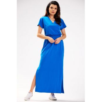 Rochie dama  Bumbac - M290 - Albastru -