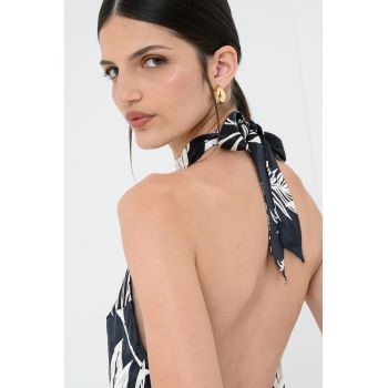 Rochie mini cu model halter ieftina