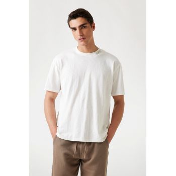 Tricou de bumbac cu imprimeu pe partea din spate
