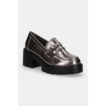 Answear Lab pumps culoarea argintiu, cu toc drept