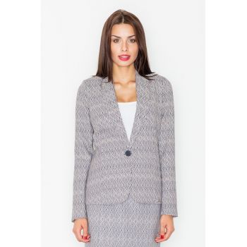 Blazer de dama - Poliester - Gri