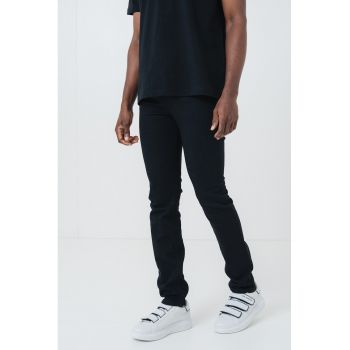 Blugi skinny cu talie medie