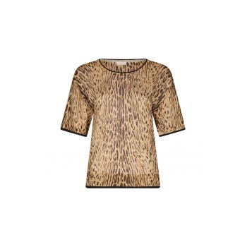 Bluza din viscoza cu imprimeu