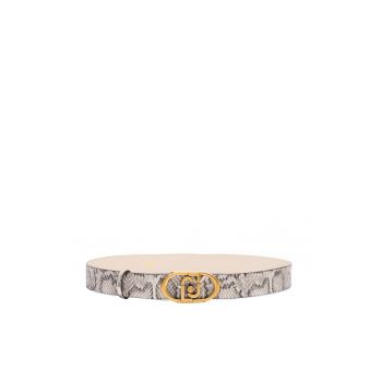 Curea de piele ecologica cu animal print
