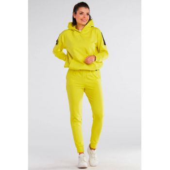 Pantaloni lejeri de bumbac - cu talie medie -
