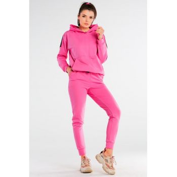 Pantaloni lejeri - din bumbac - cu talie medie