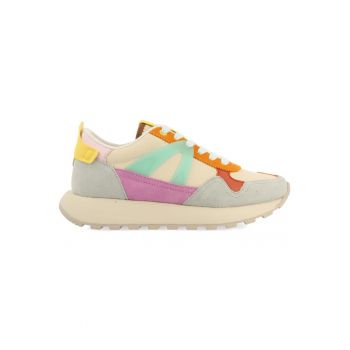 Pantofi sport cu aspect colorblock