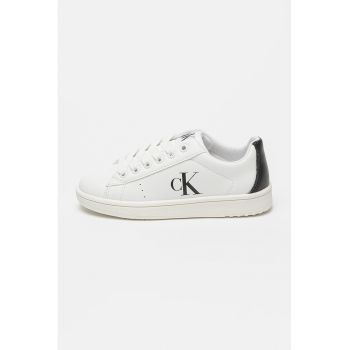 Pantofi sport low-cut din piele ecologica