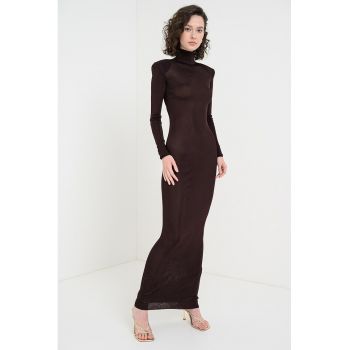 Rochie bodycon cu maneci lungi