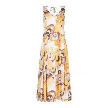 Rochie maxi cu motive baroce - M