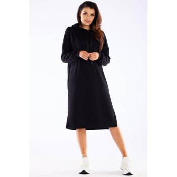 Rochie supradimensionata cu maneci lungi