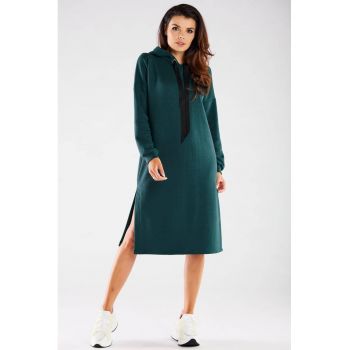 Rochie supradimensionata cu maneci lungi -
