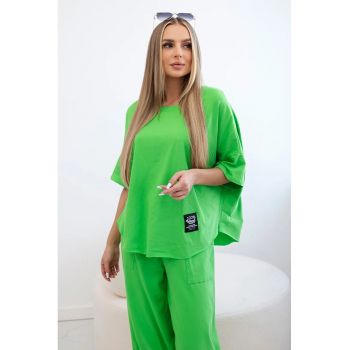 Set de bluza cu maneca scurta si pantaloni -