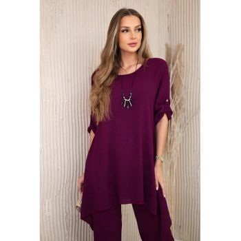 Set de bluza lejera si pantaloni -