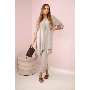 Set de bluza lejera si pantaloni -