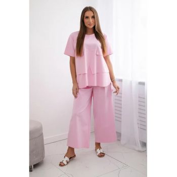 Set de bluza si pantaloni lejeri -