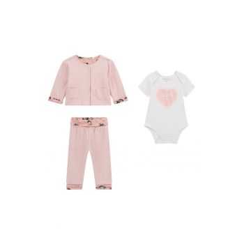 Set de jacheta - pantaloni si body - 3 piese