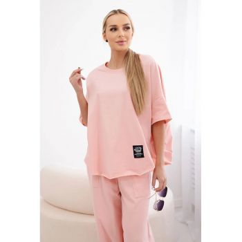 Set de tricou de bumbac si pantaloni -