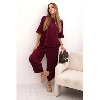 Set de tricou de bumbac si pantaloni -