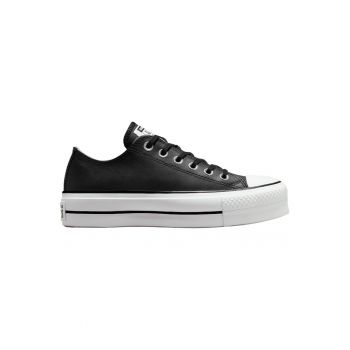 Tenisi din piele cu platforma All Star -
