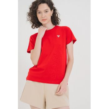 Tricou cu decolteu la baza gatului ieftin