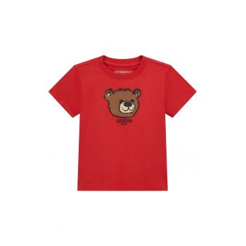 Tricou cu imprimeu grafic si logo
