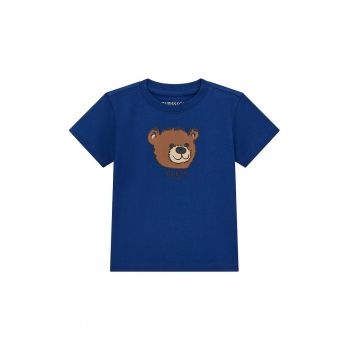 Tricou cu imprimeu grafic si logo