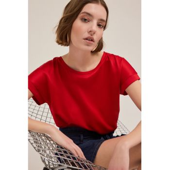 Tricou lejer din satin