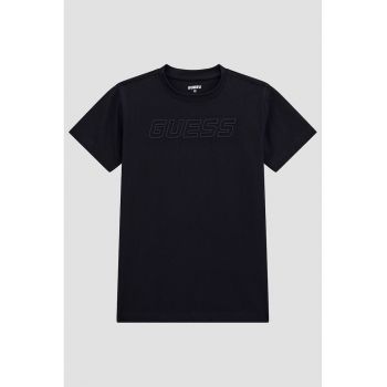 Tricou regular-fit din amestec de bumbac cu logo