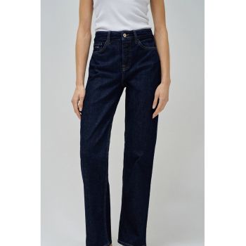 Blugi din denim cu croiala ampla