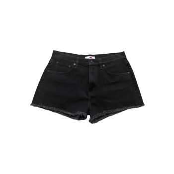 Blugi scurti dama -  bumbac/elastan - negru -