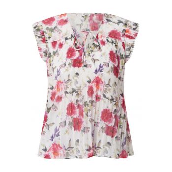 Bluza plisata cu imprimeu floral -