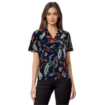 Camasa cu maneca scurta si model tropical