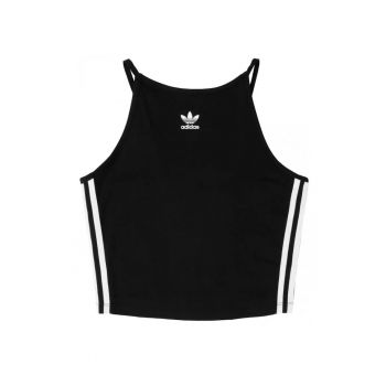 Maiou sport -  Adicolor Classics - neagra - bumbac-elastan - pentru femei -