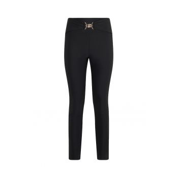 Pantaloni conici cu talie inalta