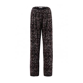 Pantaloni drepti cu talie elastica