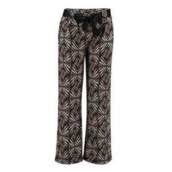 Pantaloni regular-fit cu imprimeu floral