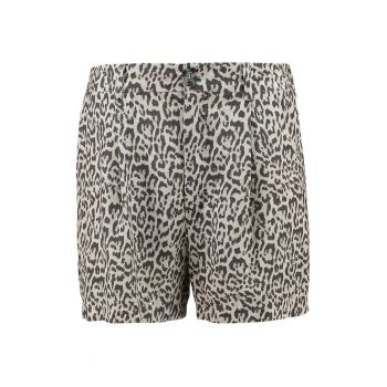 Pantaloni scurti din amestec de in