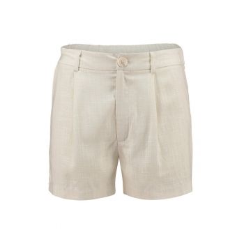 Pantaloni scurti din amestec de in