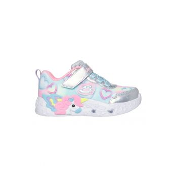 Pantofi sport Unicorn Charmer cu LED-uri si velcro