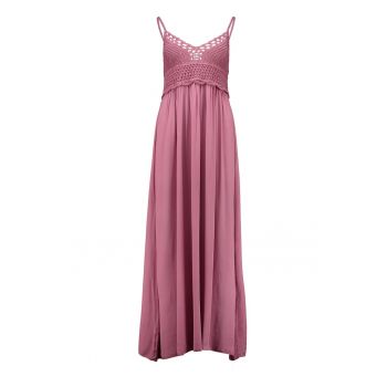 Rochie cu segment crosetat - fara maneci
