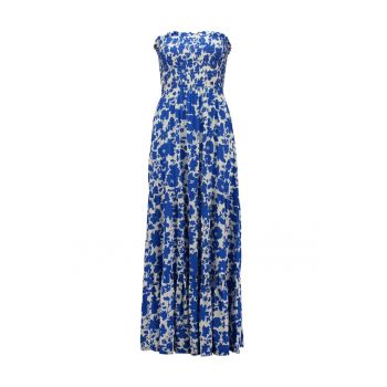 Rochie cu segment cu insertie elastica - fara maneci
