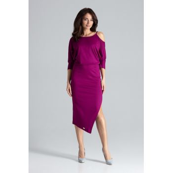 Rochie  K479 - roz - viscoza